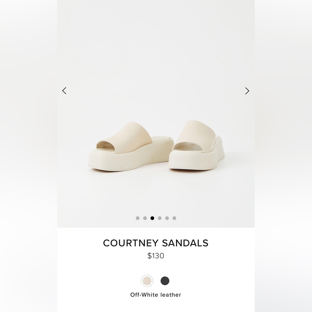 Courtney Sandals - Vagabond Tan Platform Sandals